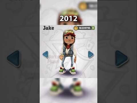 JAKE (2012 - 2024) | Subway Surfers Characters Evolution #subwaysurfers #shorts