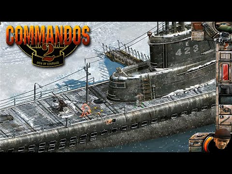 COMMANDOS 2 Men of Courage | White Death - full gameplay walkthrough with commentary (HD)