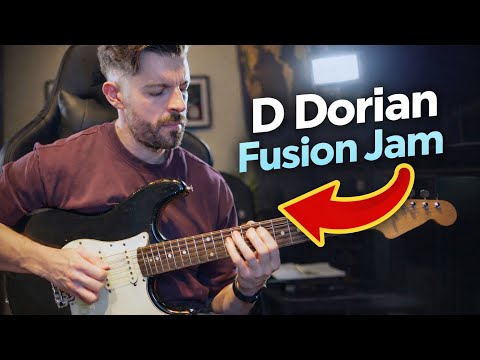 Funk Fusion Guitar Jam – Improvised Solo Over Groove 