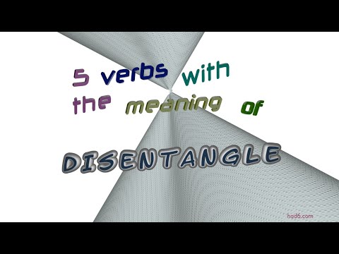Disentangle Synonym