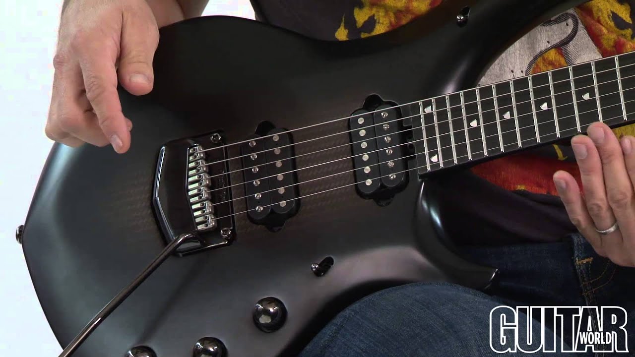 John Petrucci Signature Guitar - Ernie Ball/Music Man Majesty - YouTube