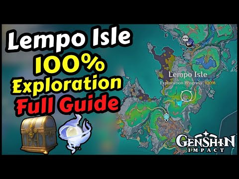 Lempo Isle 100% Exploration All Chests & Lunoculus Locations in Genshin Impact 6.0