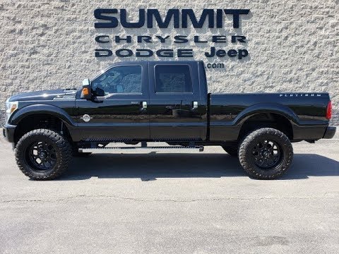 2015 FORD F250 POWERSTROKE DIESEL TUXEDO BLACK PLATINUM PRO COMP LIFT SOLD! 10113 www.SUMMITAUTO.com