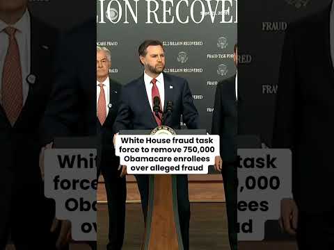 Trump White House removes 750,000 people from Obamacare over fraud claims #shorts
