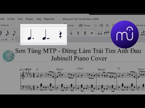 How to add double dotted notes in Musescore 4?