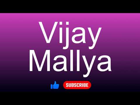 How to correctly pronounce - Vijay Mallya