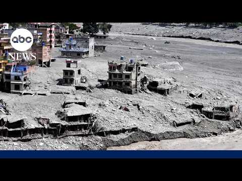 Catastrophic flash floods along Nepal-Tibet border