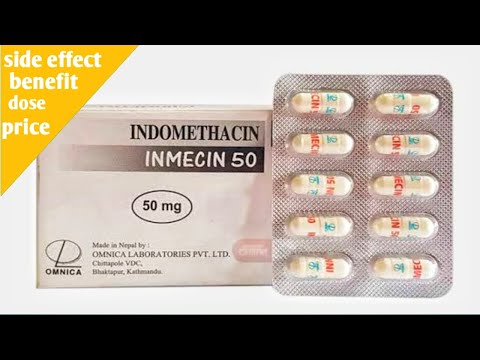 Inmecin indomethacin 50mg capsule - indocap