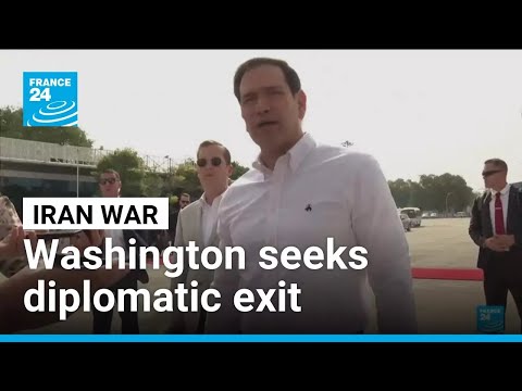 'Work in progress': Washington seeks diplomatic exit from Iran war