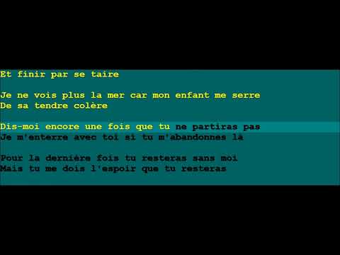 Je regarde la mer - Nicolas Fraissinet (feat Yves Jamait) - 2023 - version karaoke vraie vertical