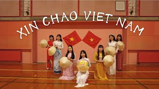 Múa XIN CHÀO VIỆT NAM tại làng Sarufutsu, Hokkaido, Nhật Bản(ベトナムの踊り)