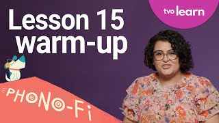 Lesson 15 Warm-Up: Reviewing letter sounds, long A vowel teams 'ai' and 'ay' | Phono-Fi | TVO Learn