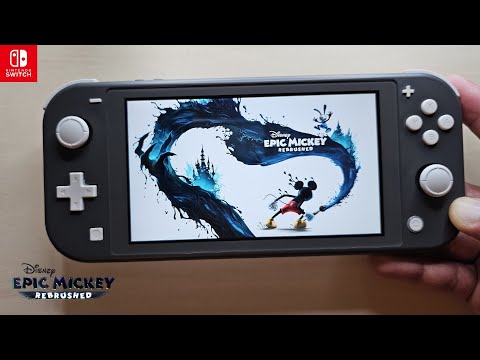 Disney Epic Mickey: Rebrushed Nintendo Switch Lite Gameplay