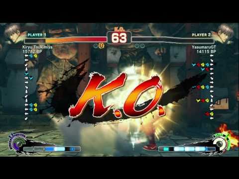 Kiryu Tsukimiya [Guy] vs YasumaruGT [Guy] SSF4 Japanese Online Ranked Matches - TRUE-HD