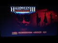 Halloween III Season Of The Witch 2021 DVD Menu Walkthrough