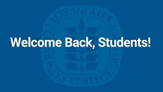 LACCD Online classes Monday