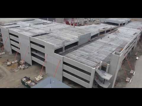 Clark Pacific - Coleman Highline Parking Structure 2 Time Lapse