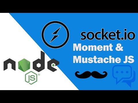 Node JS Socket IO Mustache JS Moment