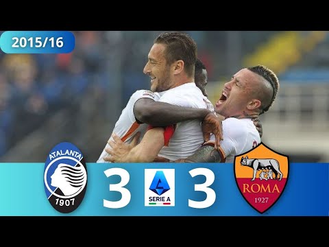 Atalanta 3:3 Roma • 2015/16 • Serie A
