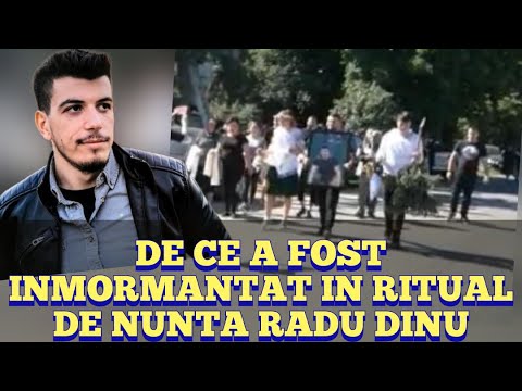 Why was Radu Dinu, the young man who died on vacation in Lefkada, buried with a wedding ritual?