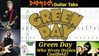 Who Wrote Holden Caulfield? - Green Day - Guitar + Bass TABS Lesson 