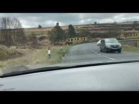 Whitby A169 towing a swift basecamp 2 North Yorkshire moors