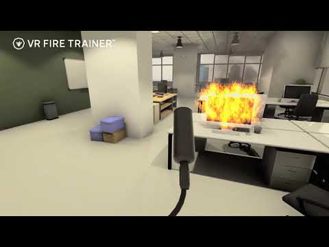 VR Fire Trainer: Putting out an office fire in a VR environment