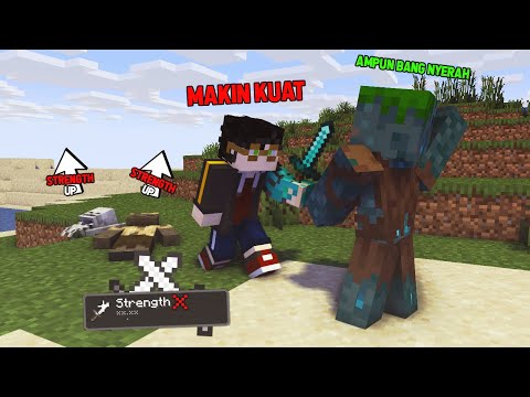 Mefelz - MINECRAFT BUT LEVEL XP MAKES ME MORE OVERPOWER!!