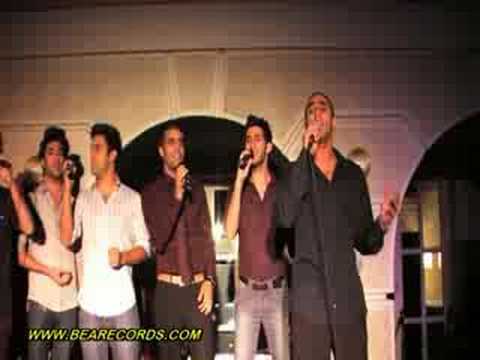 ESC 2008  Boaz sings acappella at the dutch Ambassy "The fire in your eyes"