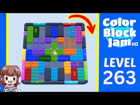 Color Block Jam Level 263 Solution Walkthrough