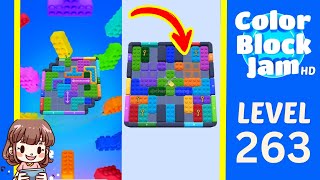 Solusi Level 263 Color Block Jam