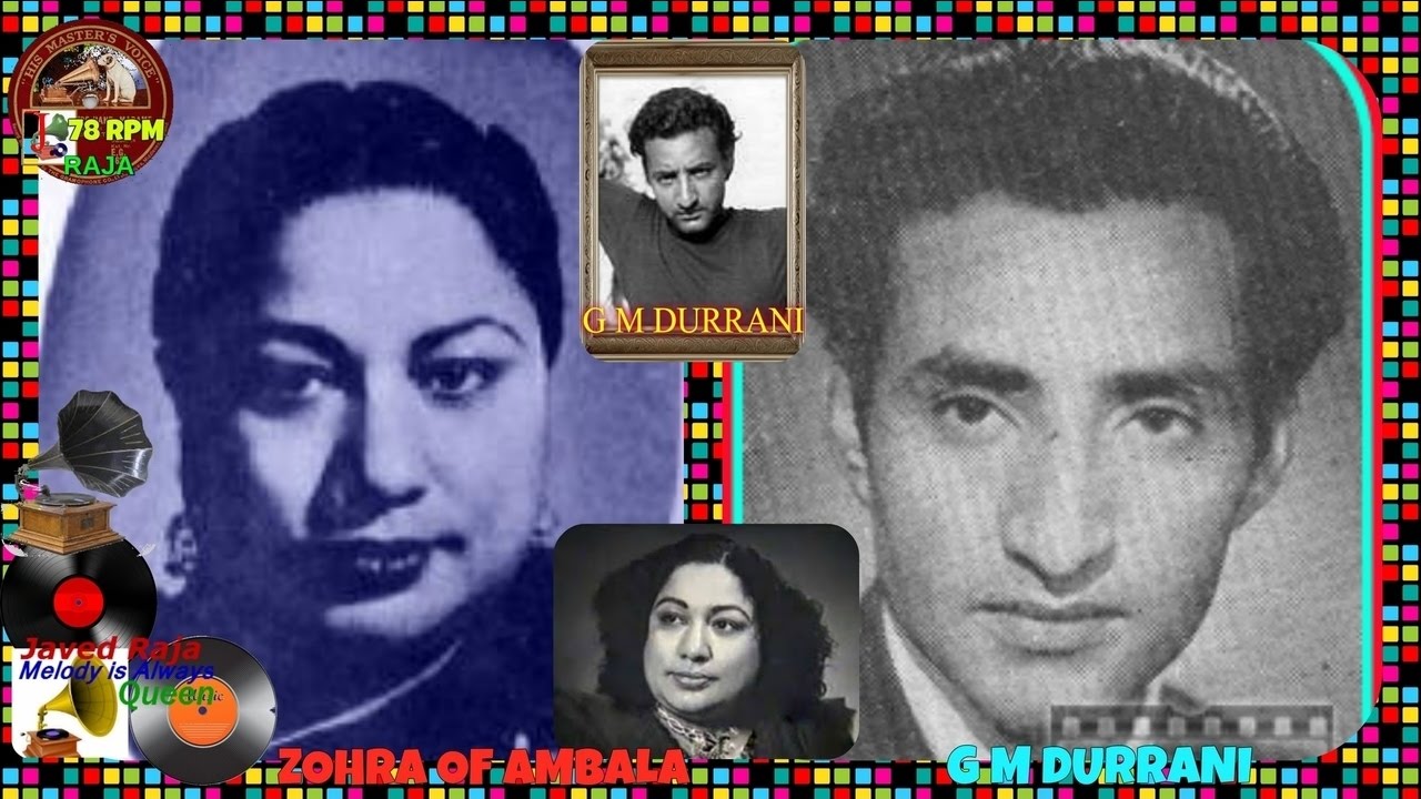 Chandni Rate Lyrics | Dukhiyari | Zohrabai Ambalewali, G. M. Durrani | Gyan Dutt