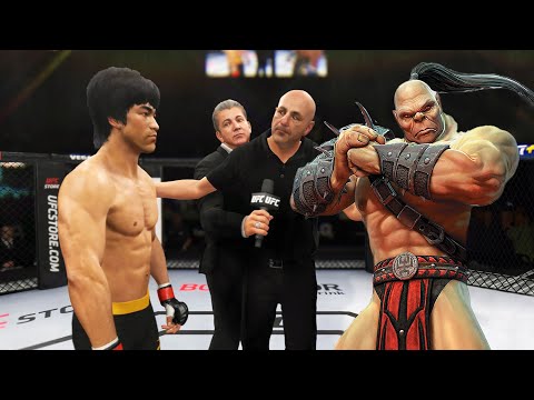 UFC4 Bruce Lee vs Goro EA Sports UFC 4