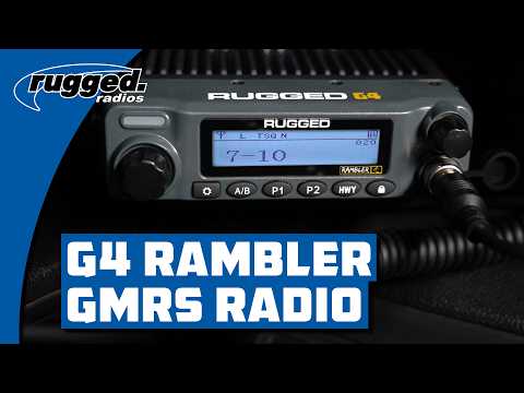 Rugged G4 Rambler GMRS Mobile Radio