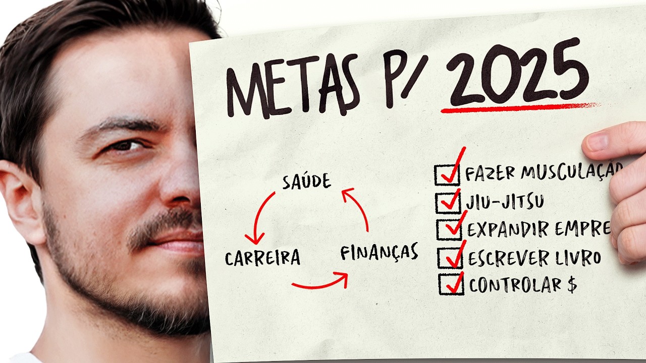 É assim que eu vou ATINGIR TODAS AS MINHAS METAS em 2025