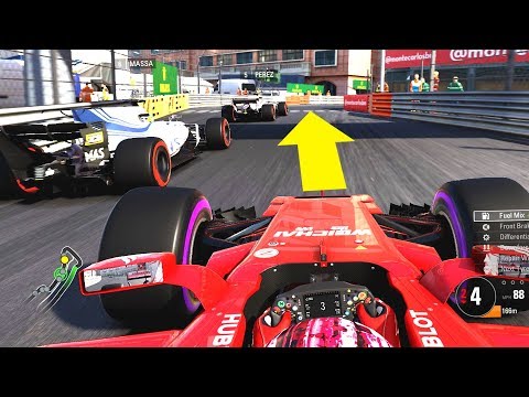 AUDACIOUS MOVES IN MONACO! - F1 2017 Online Career Mode Part 6