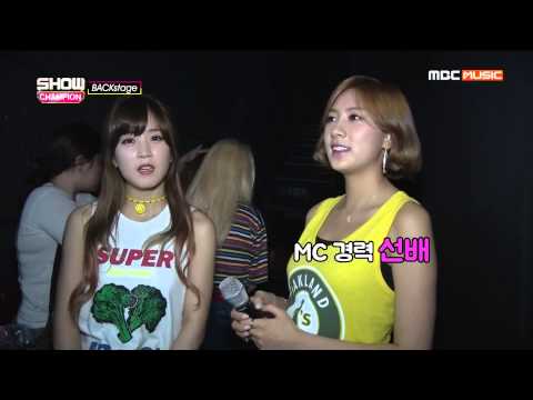 150808 Apink Cut MBC Music Show Champion Backstage