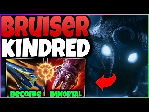 Bruiser Kindred Becomes An IMMORTAL Hyper Carry! (4k+ hp kindred Can't Be Stopped!)