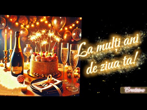 La mulți ani de ziua ta🥰 Mesaje frumoase Urări pentru zile de naștere🎈onomastice🎈Felicitări muzicale