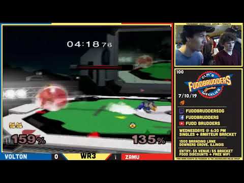 SSBM Zamu vs Volton FuddBrudders 100
