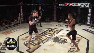 preview picture of video 'Mylla Souza vs Camilinha Pitbull - Circuito Talent Renault de MMA - Indaiatuba - 20/07/2013'
