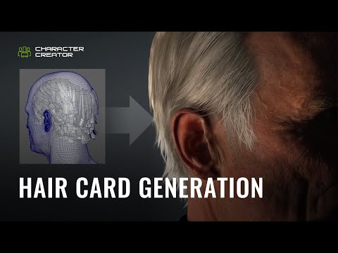 Realtime Digital Double #3 - Hair Card Generation - by Sefki Ibrahim