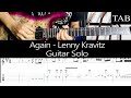 AGAIN - Lenny Kravitz - SOLO guitar cover + TAB