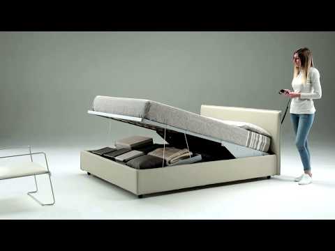 Pessotto Reti - Altea - Motorized bed with sliding holder