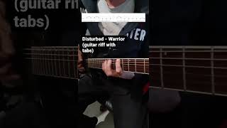 Download lagu Disturbed - Warrior (guitar riff with tabs) mp3