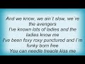 T. Rex - The Avengers (Superbad) Lyrics