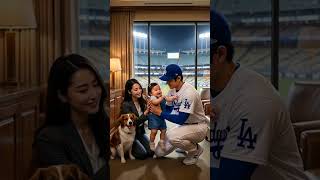 大谷翔平｜試合後、家へ帰る夜──妻と幼い娘と過ごす、静かで温かい時間