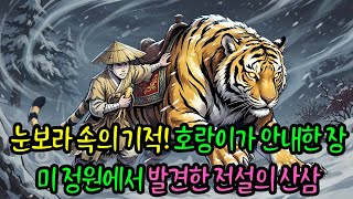 Download lagu 눈보라 속의 기적! 호랑이가 안내한 장미 정원에서 발견한 전설의 산삼 |야담 |옛날이야기 |민담 |전설 | 설화 mp3
