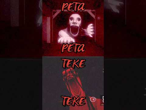 PETA PETA vs TEKE TEKE - Jumpscares Compared (Sit in Room, Not Hidden) ROBLOX Horror Games