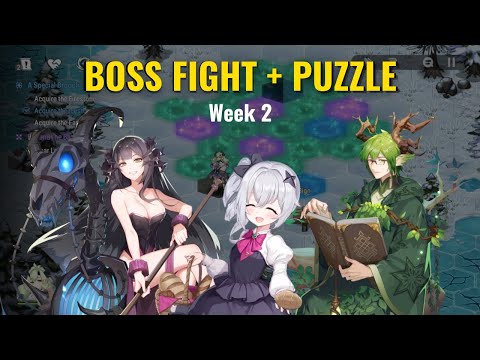 Boss Fights + Puzzle |  A Day For Raspberry Pie - Week 2 | Epic Seven